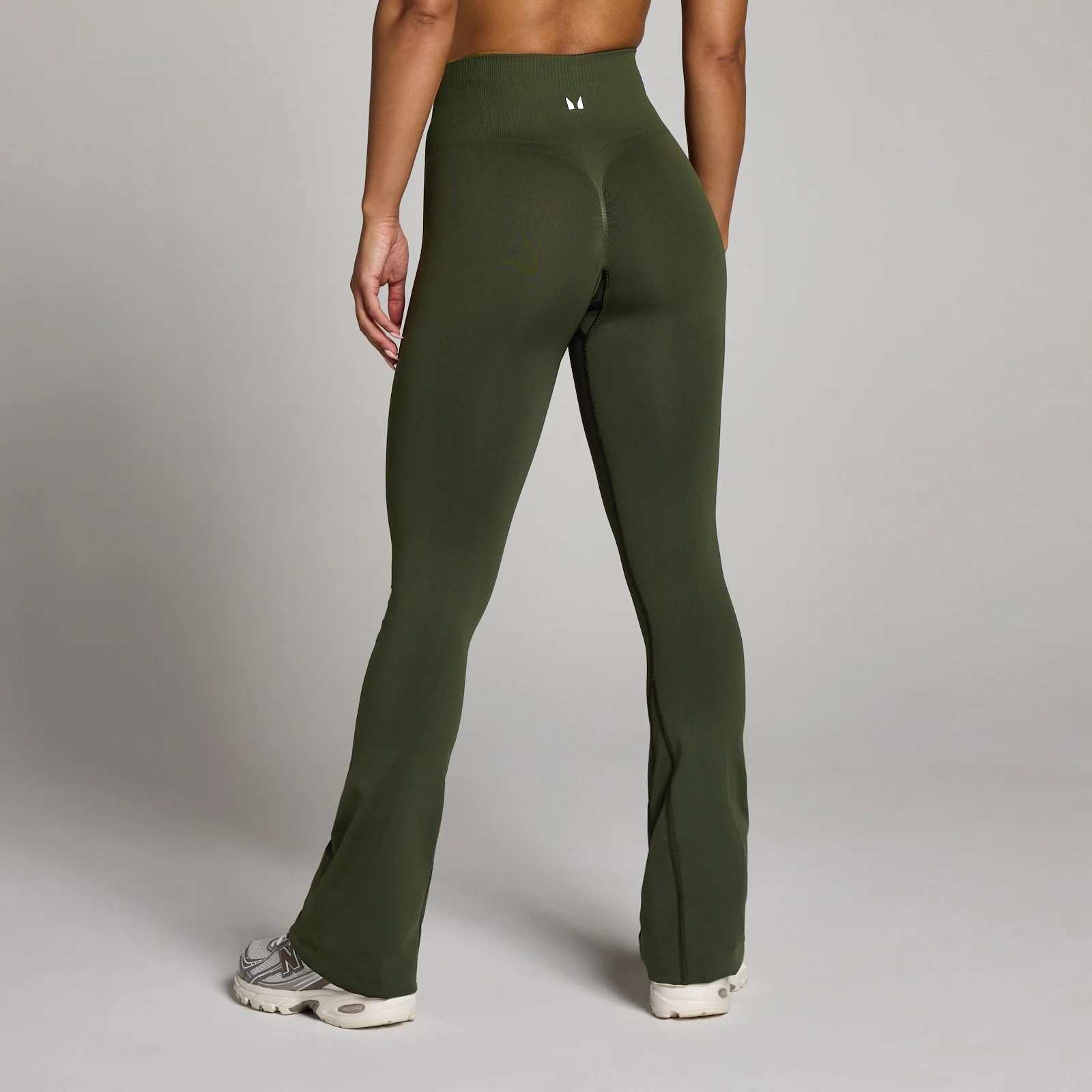 Legging évasé sans coutures Tempo MP femme - Vert forêt - XSImage1
