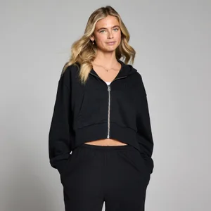 Sweat à capuche zippé Lifestyle MP femme - Noir délavé - Size XS