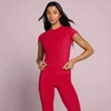 T-shirt manches courtes ajusté Tempo MP femme - Rouge rosé
