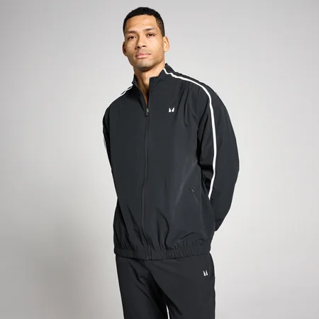 Veste tissée à empiècements Tempo MP homme - Noir