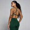 MP Women's Lift Seamless Strappy Bra - Dark Emerald