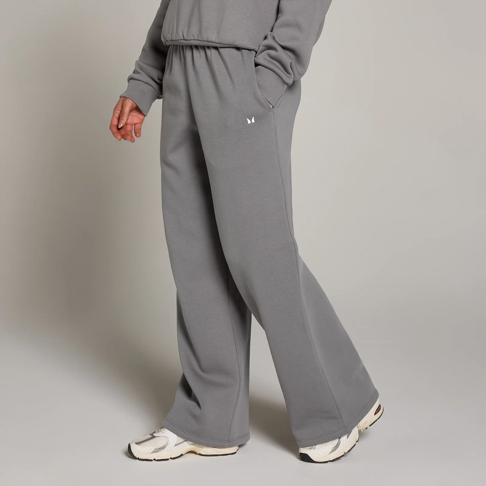 Jogging jambe droite Basics MP femme - Gris cendré - XXLImage1
