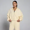 Sweat à capuche zippé léger en bouclette MP femme - Butter