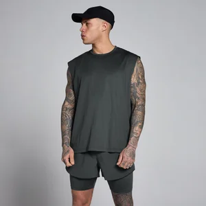 Débardeur mesh oversize Hybrid MP homme - Noir délavé - Size XS