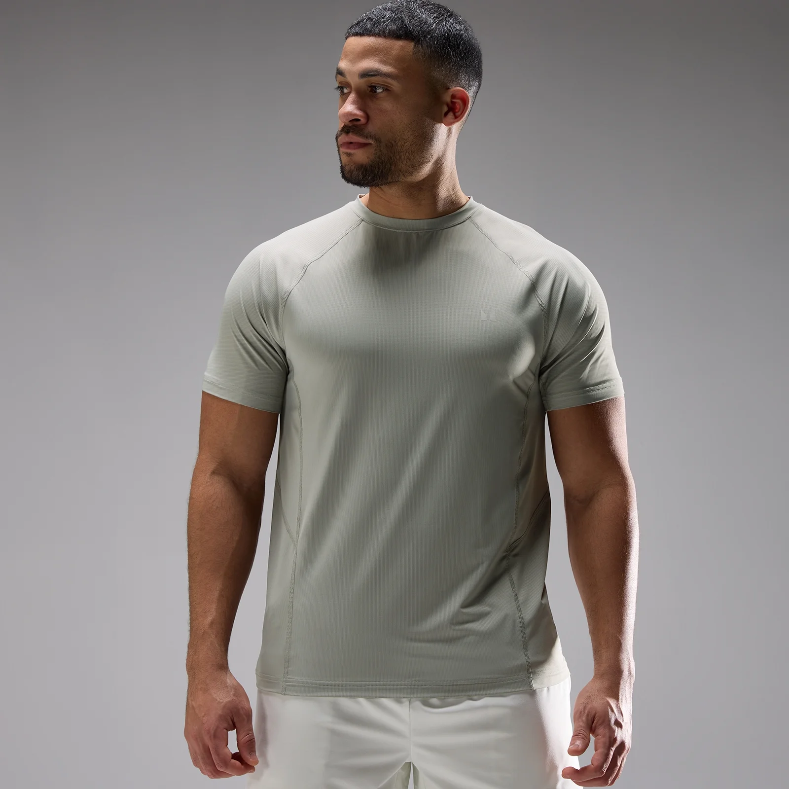 T-shirt ultra mesh Training MP homme - Fossil - XSImage1