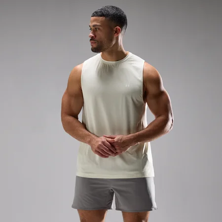 Débardeur ultra mesh Training MP homme - Platine