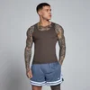 Débardeur côtelé Lift coupe muscle MP homme - Chocolat