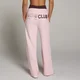 Jogging jambe droite Move Club Graphic Lightweight Loopback MP femme - Rose poudré