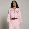 Sweat à capuche zippé léger MP Move Club femme - Rose poudré