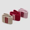 Lot de bandes de résistance MP Booty Band (lot de 3) - Rose pâle/Rose rouge/Crème douce