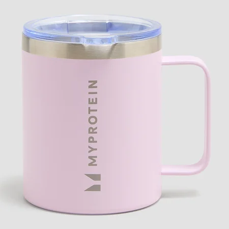 Tasse à café en métal recyclé Myprotein 350 ml - Rose poudré