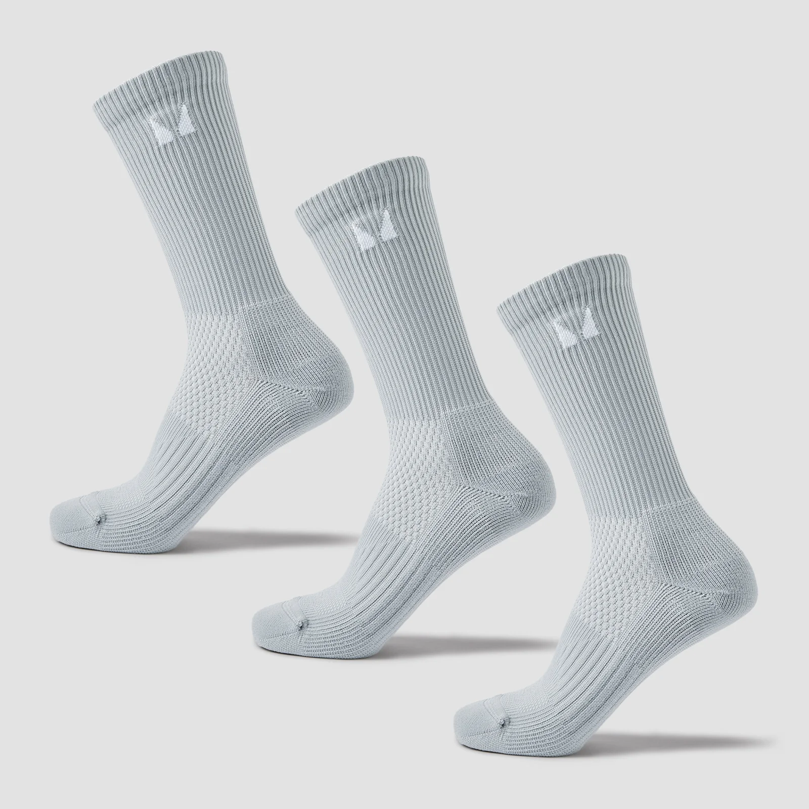 Chaussettes de running MP (lot de 3 paires) - Chrome - UK 2-5Image1