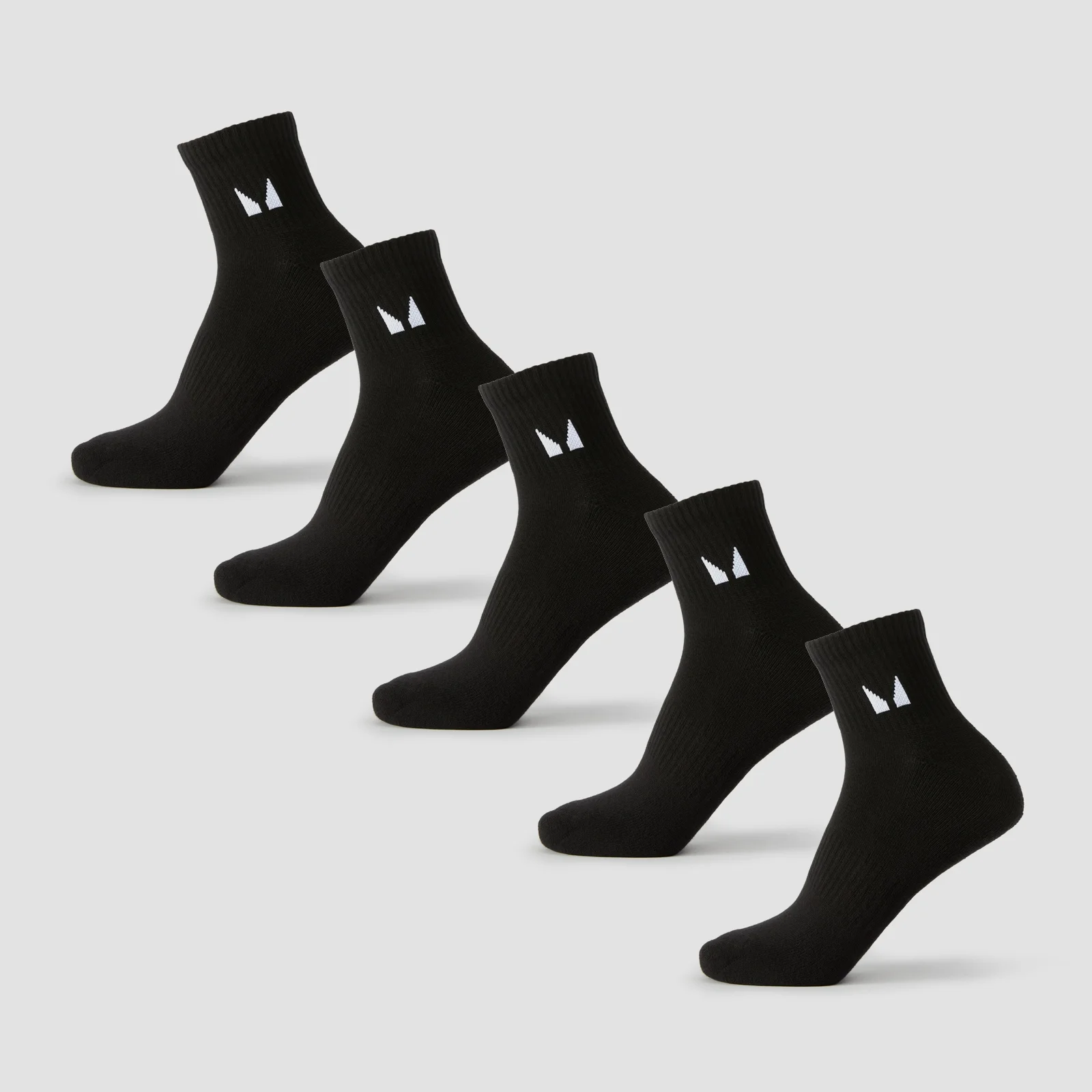 Chaussettes basses MP unisexe (lot de 5 paires) - Noir - UK 9-11Image1