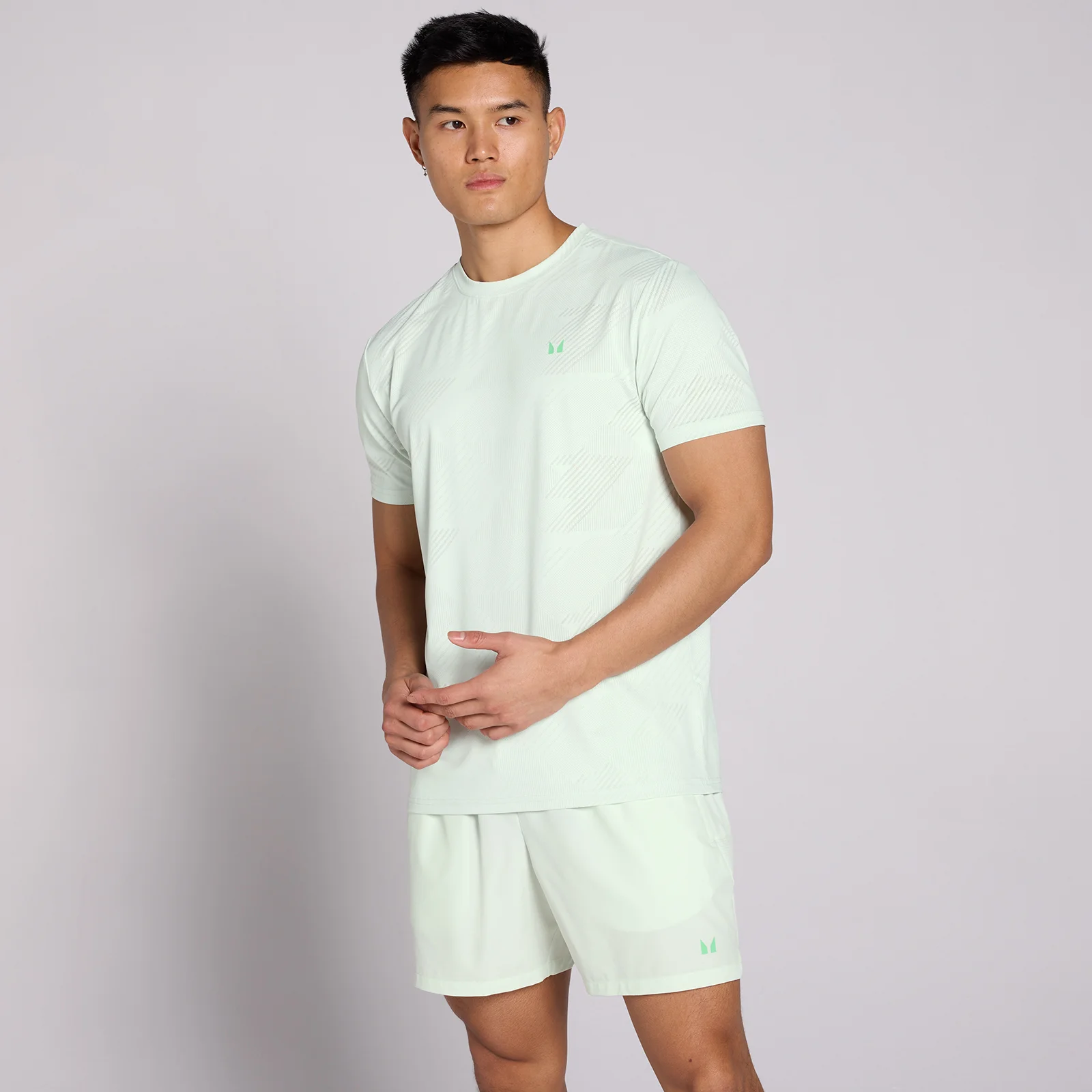 T-shirt graphique Active Training Pillar MP homme - Pistache - XSImage1