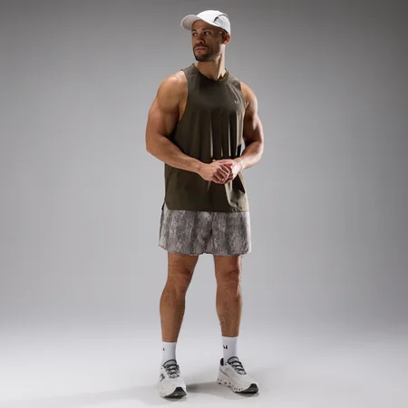 Débardeur mesh ultra Velocity MP homme - Terre