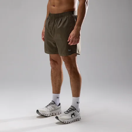 Short mesh ultra 2-en-1 Velocity MP 12,5 cm homme - Terre