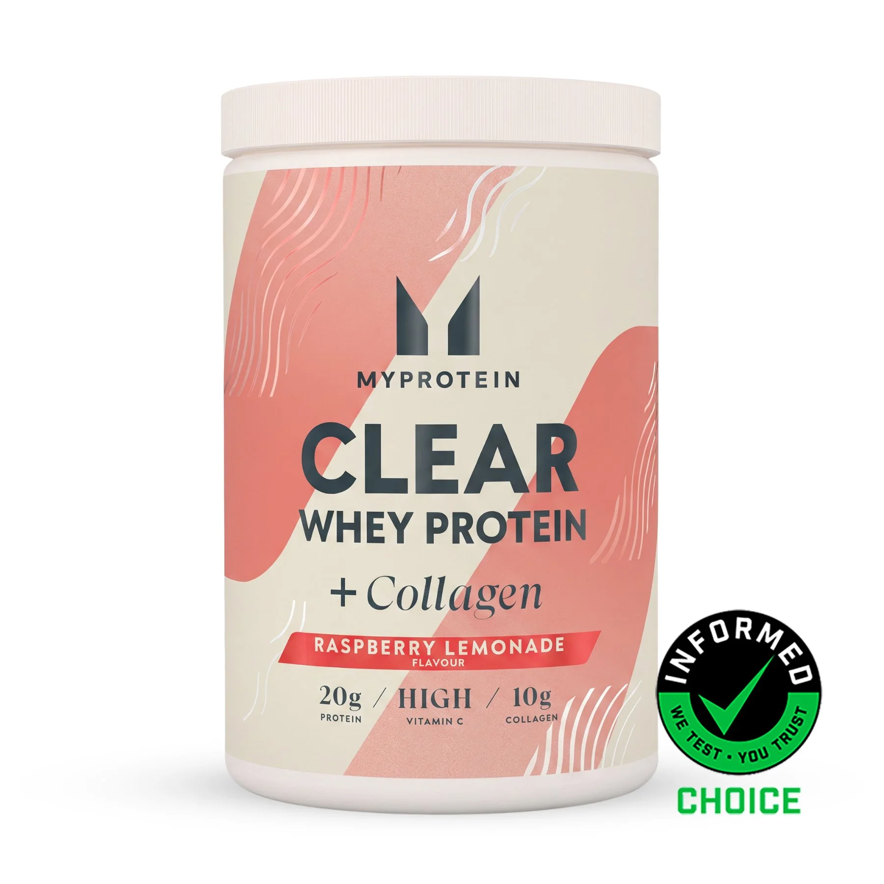 Clear Protein | Whey & Collagène - 500g - 20portions - Framboise CitronnéeImage1