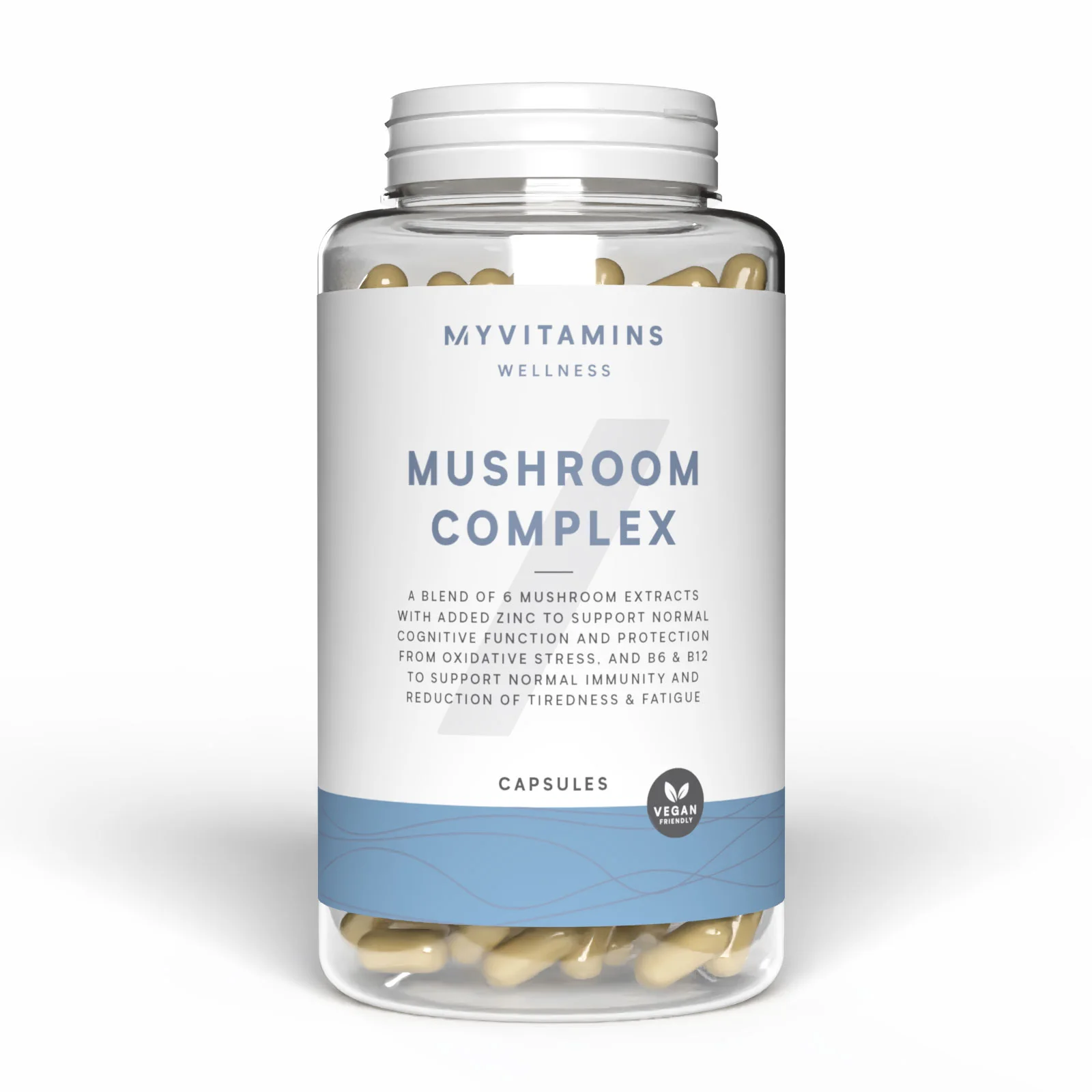 6 In 1 Complexe de champignons en gélules - 60CAPSULES, 30portionsImage1