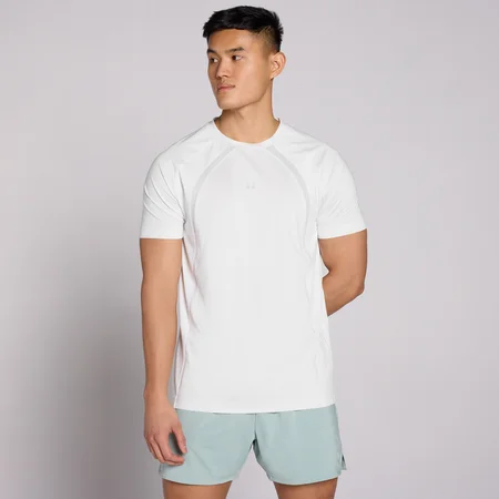 T-shirt MP Tempo Panel homme - Gris nuage