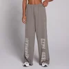 Jogging jambe droite Lift Graphic Lifestyle MP femme - Truffe foncée