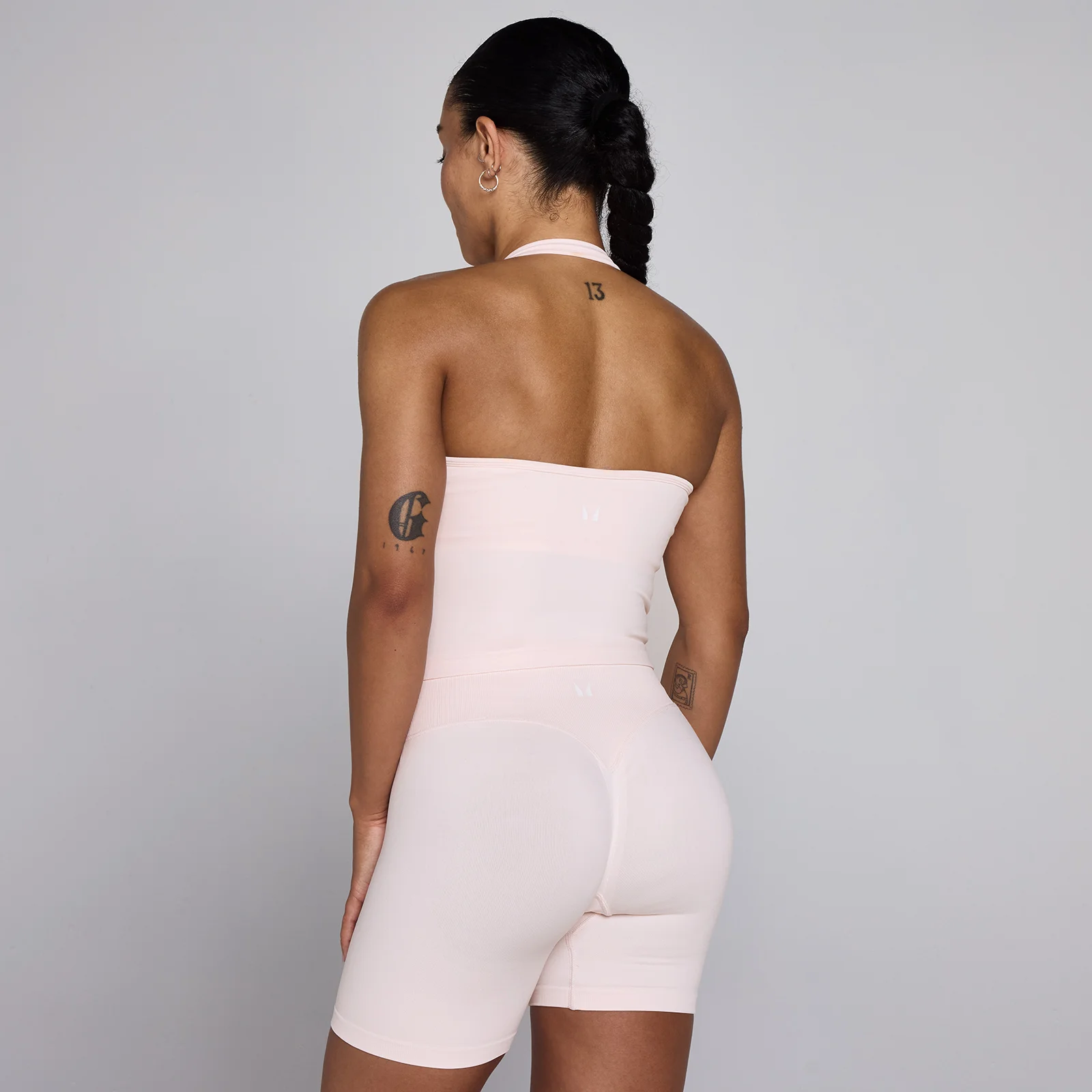 Débardeur sans coutures col halter Tempo MP femme - Rose pâle - XLImage1