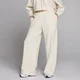 Jogging taille moyenne jambe droite gaufré MP femme - Ivoire