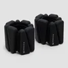 Poids lestés chevilles/poignets en silicone Myprotein avec sac (1 kg) - Noir
