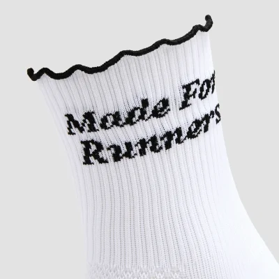 Chaussettes Pilates à volants MP (lot de 2 paires) - Noir/Blanc - UK 6-8Image6