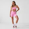 Short taille cintrée contrastée MP femme X Tatiana - Rose poudré