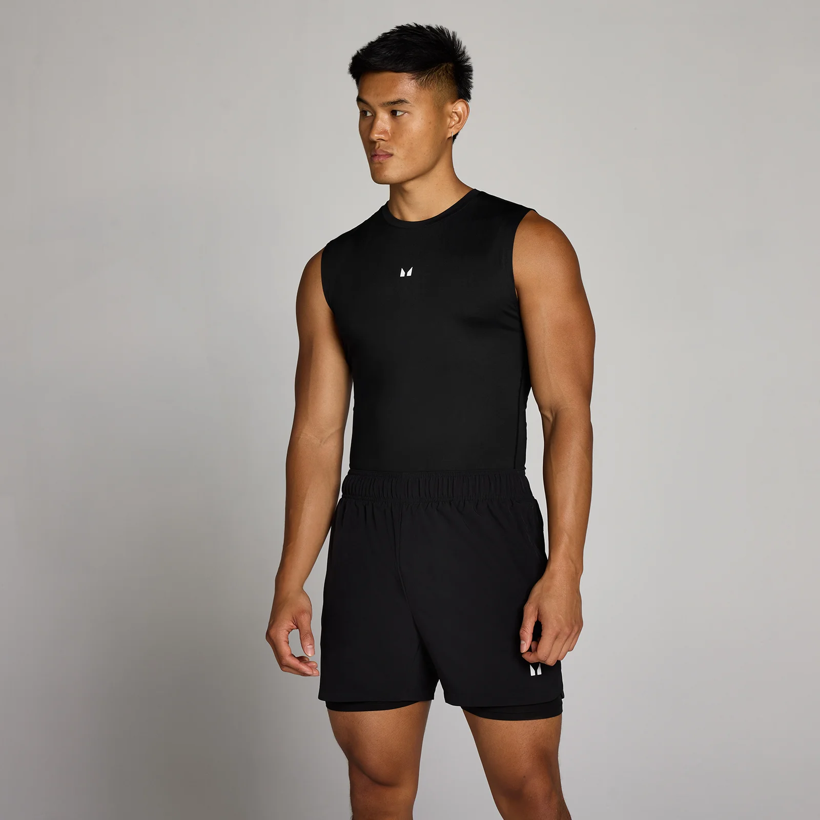 Débardeur technique MP homme - Noir - MImage1