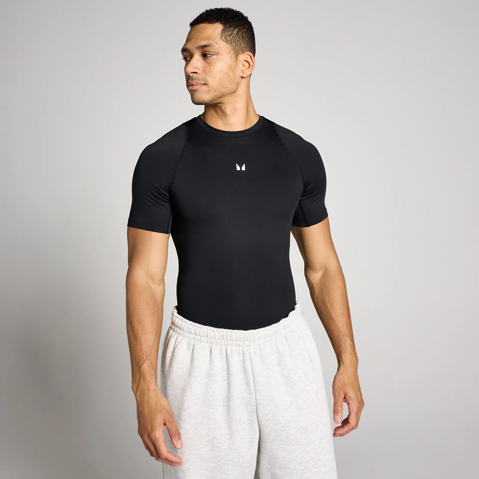 Sous-couche manches courtes Training MP homme - Noir - XXSImage1