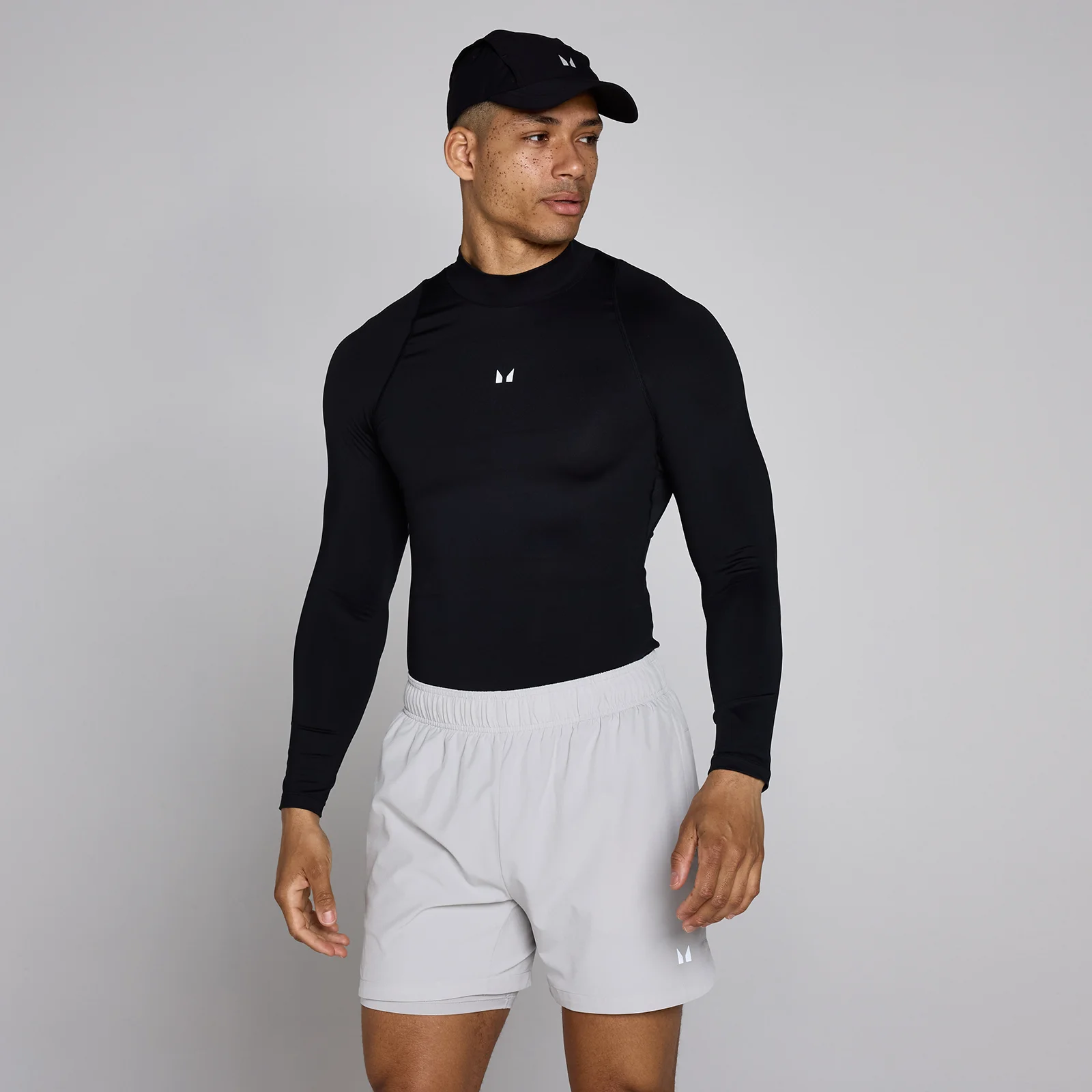 Couche de base manches longues col montant Training MP homme - Noir - XSImage1