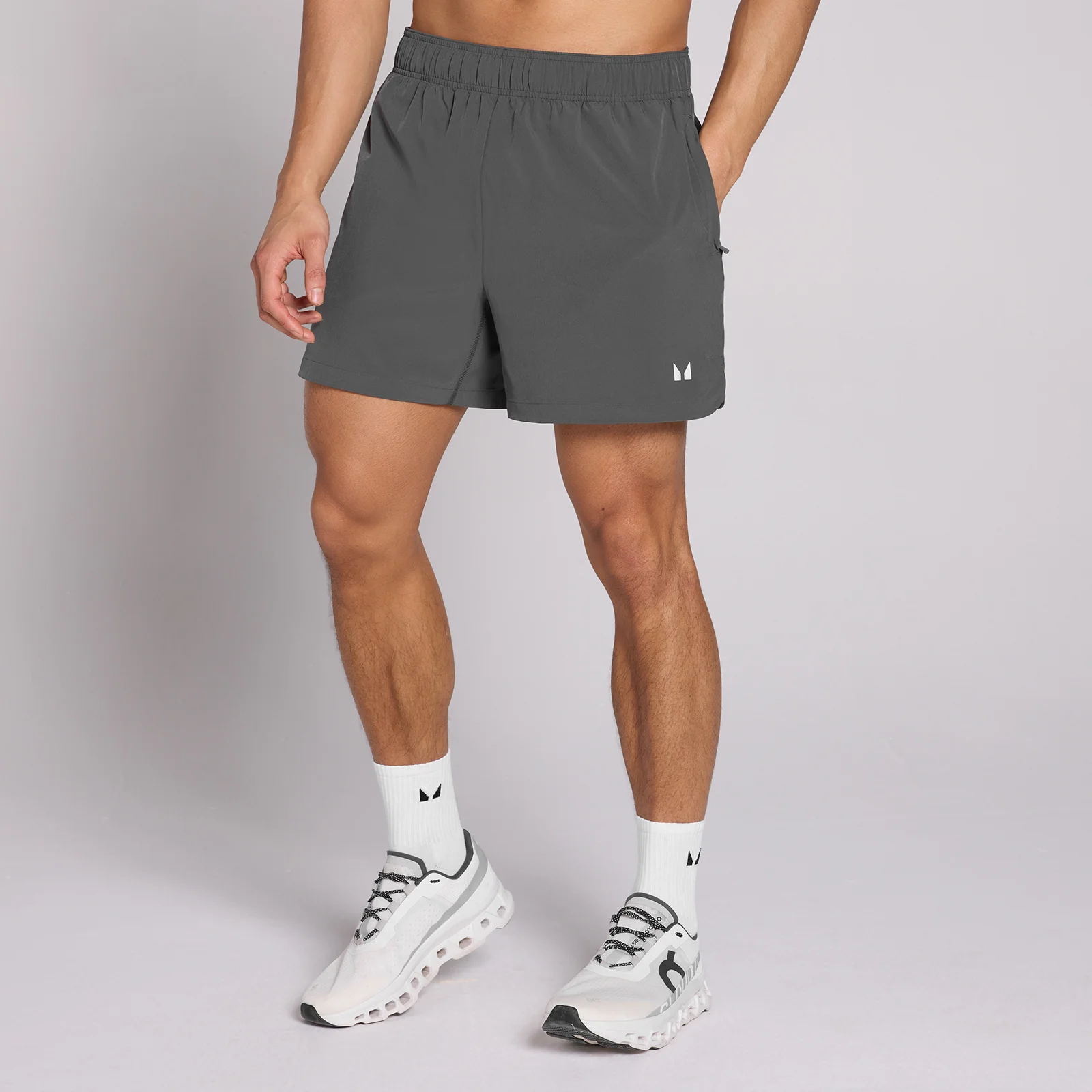 MP Men's 5" Woven Training Short - Dark Grey - MImage1