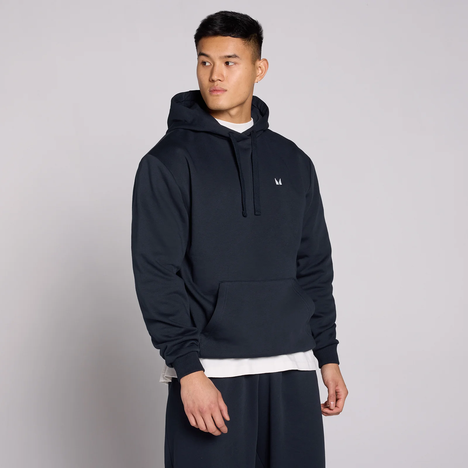 Sweat à capuche MP Rest Day homme - Bleu marine foncé - LImage1