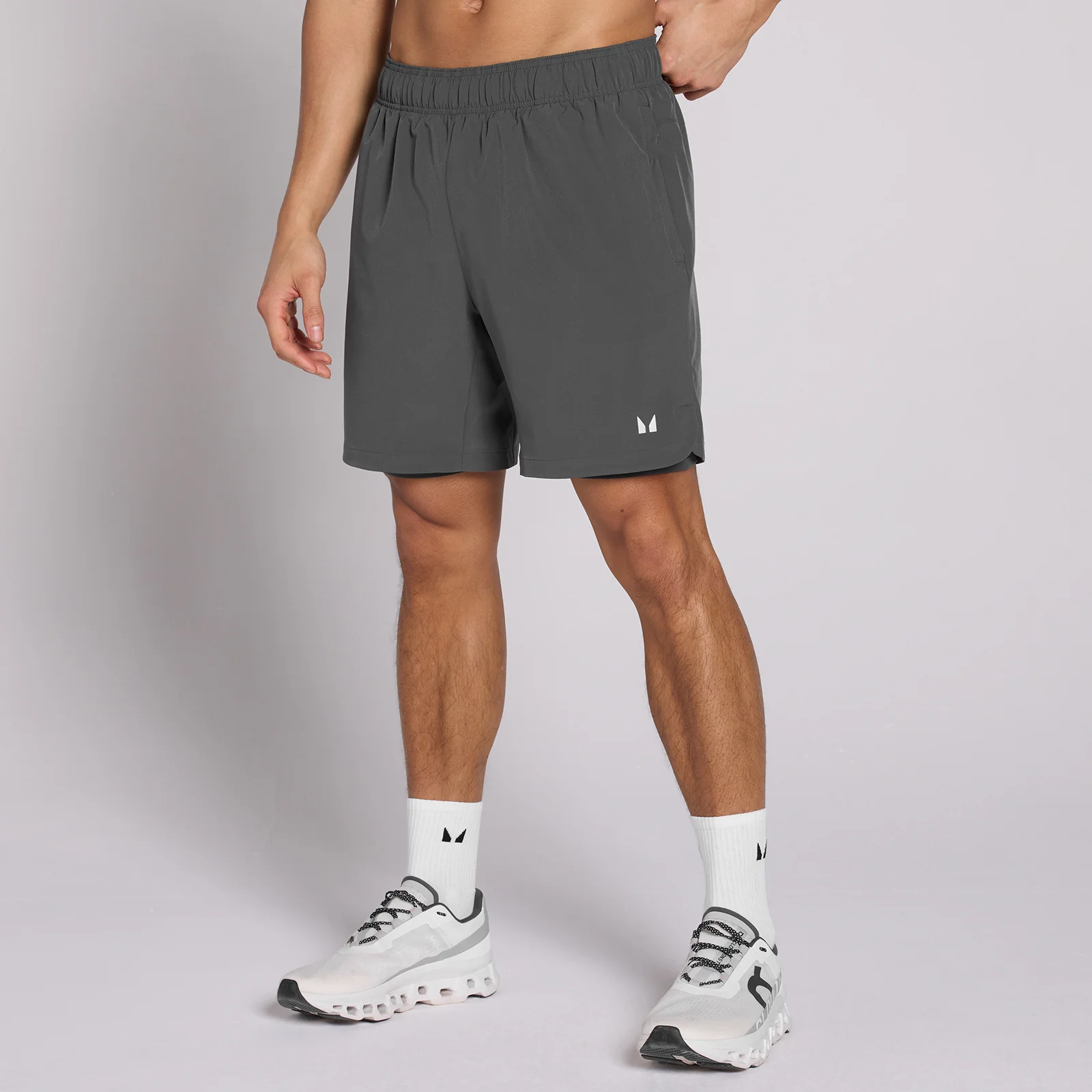 MP Men's 7" 2-in-1 Training Shorts - Dark Grey - LImage1
