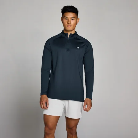 Sweat Training MP homme 1/4 zip - Bleu marine foncé