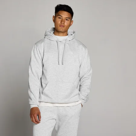 Sweat à capuche Rest Day MP homme - Gris chiné clair