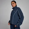 Veste tissée contrastée Tempo MP femme - Bleu nuit