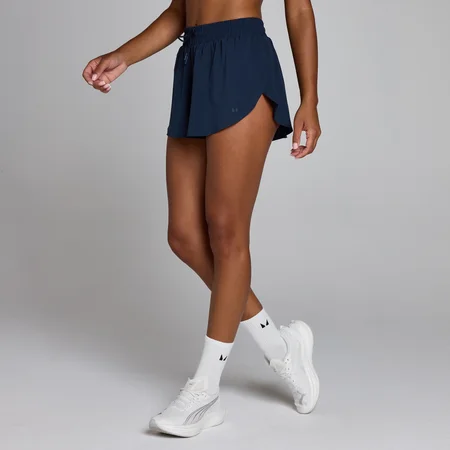 Short fluide tissé MP femme - Bleu nuit