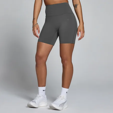 Short taille haute Tempo MP femme - Gris foncé