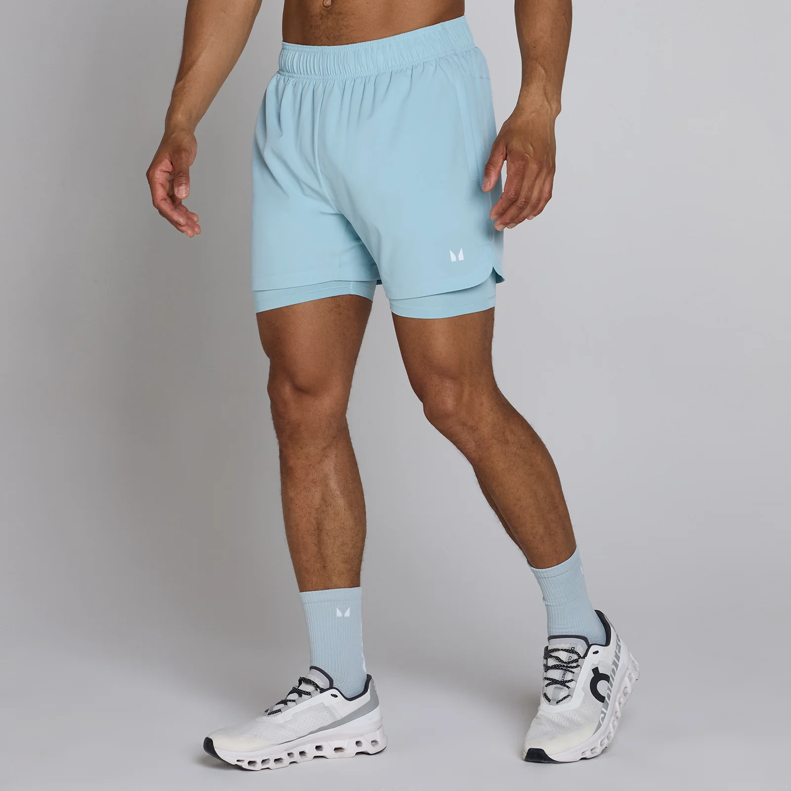 Short d'entraînement 2-en-1 5" Training MP homme - Glace - XSImage1