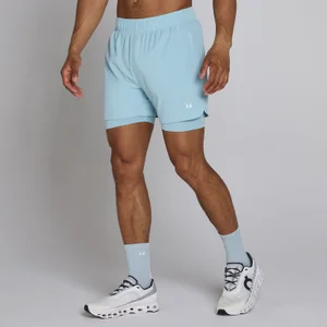 Short d'entraînement 2-en-1 5" Training MP homme - Glace - Size XS
