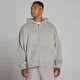 Hoodie oversize MP à fermeture éclair double sens - Gris craie