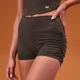 Booty short à fronces latérales Tempo MP femme - Cacao