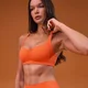 Brassière de sport Tempo Minimal avec détail scrunché MP femme - Coucher de soleil