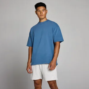 T-shirt oversize en coton délavé MP homme - Bleu piste - Size L