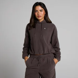 Hoodie en molleton MP femme - Cacao - Size S