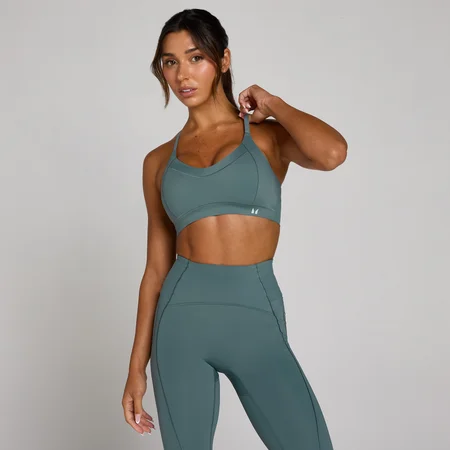 Brassière de sport dos nageur Tempo Ultra MP femme - Bleu futur