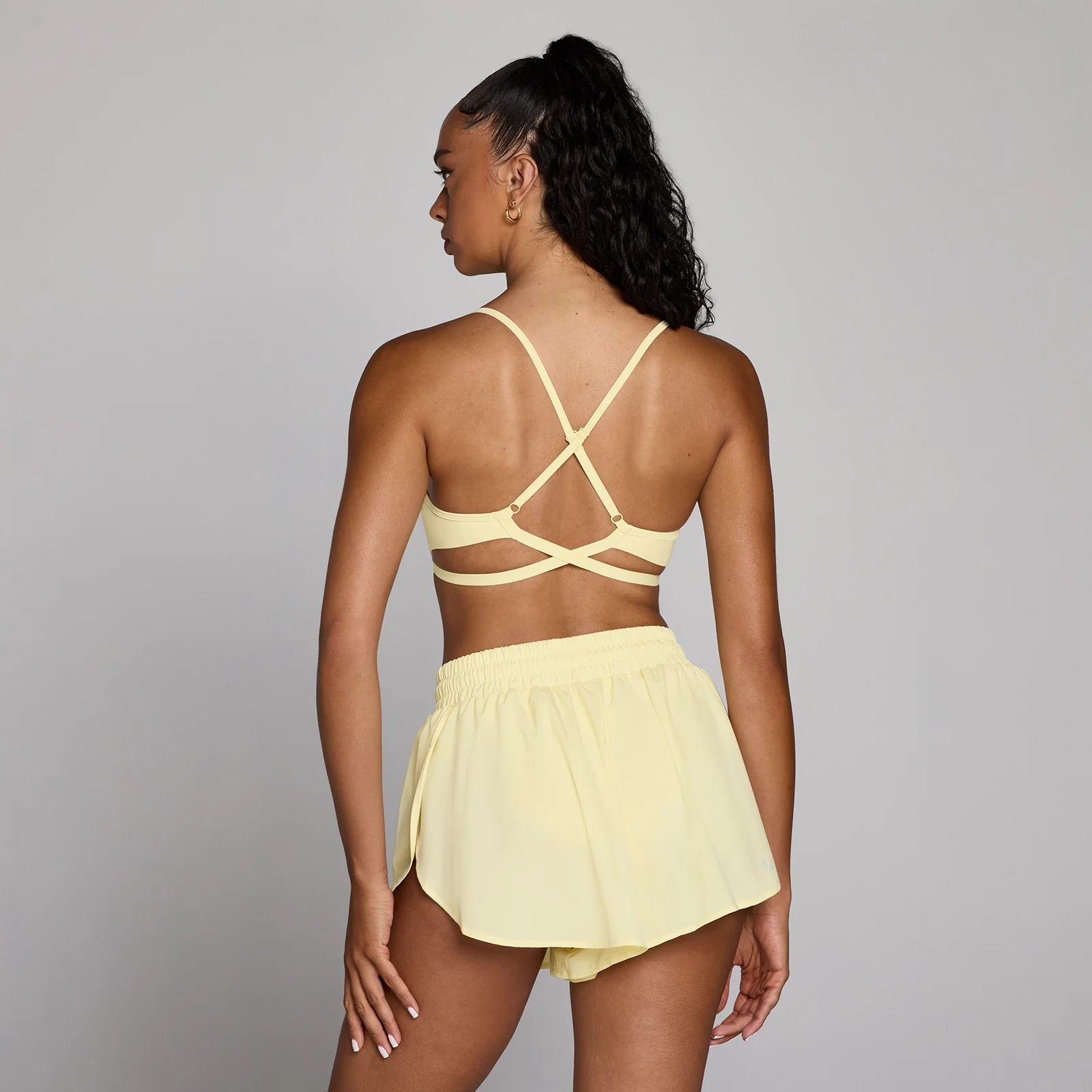 Brassière de sport dos bretelles ajustable Tempo MP femme - Crème douce - XSImage1