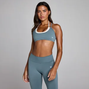 Brassière de sport sans couture double épaisseur MP femme - Ardoise minuit - Size XS